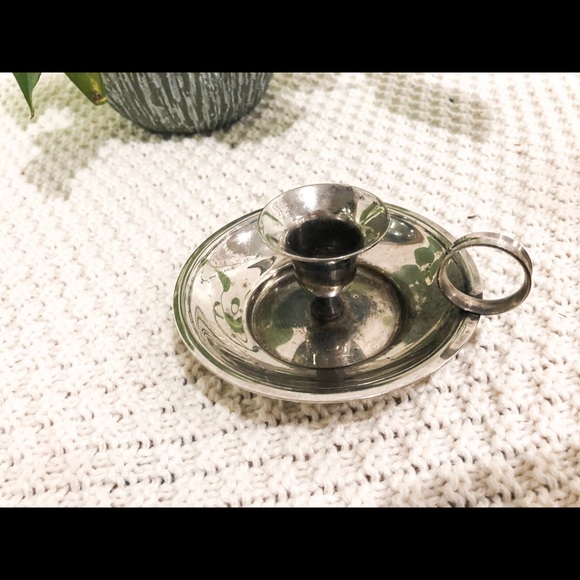 Vintage candle holder dish - Picture 2 of 2